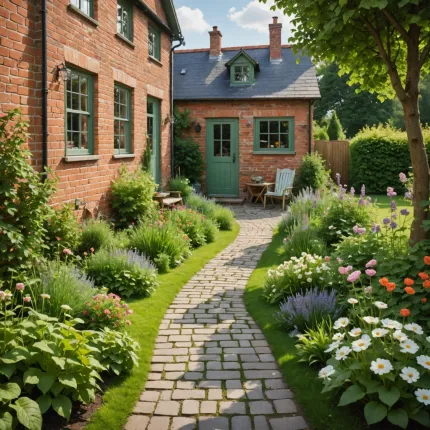 Дорожка из битого кирпича своими руками: Дешёвый и красивый вариант для дачи