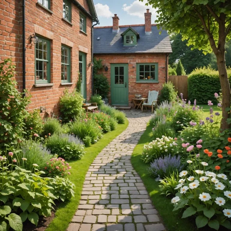 Дорожка из битого кирпича своими руками: Дешёвый и красивый вариант для дачи